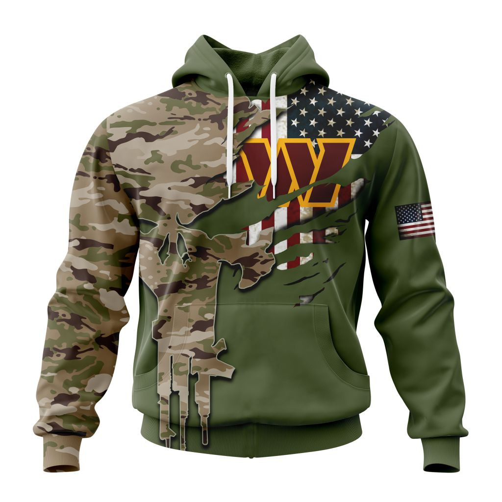 Washington Commanders | Special Camo Design For Veterans Day