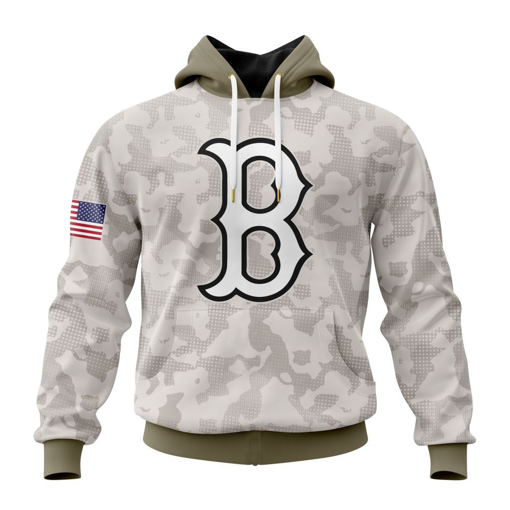 Boston Red Sox | Special Hoodie Armed Forces Day Design