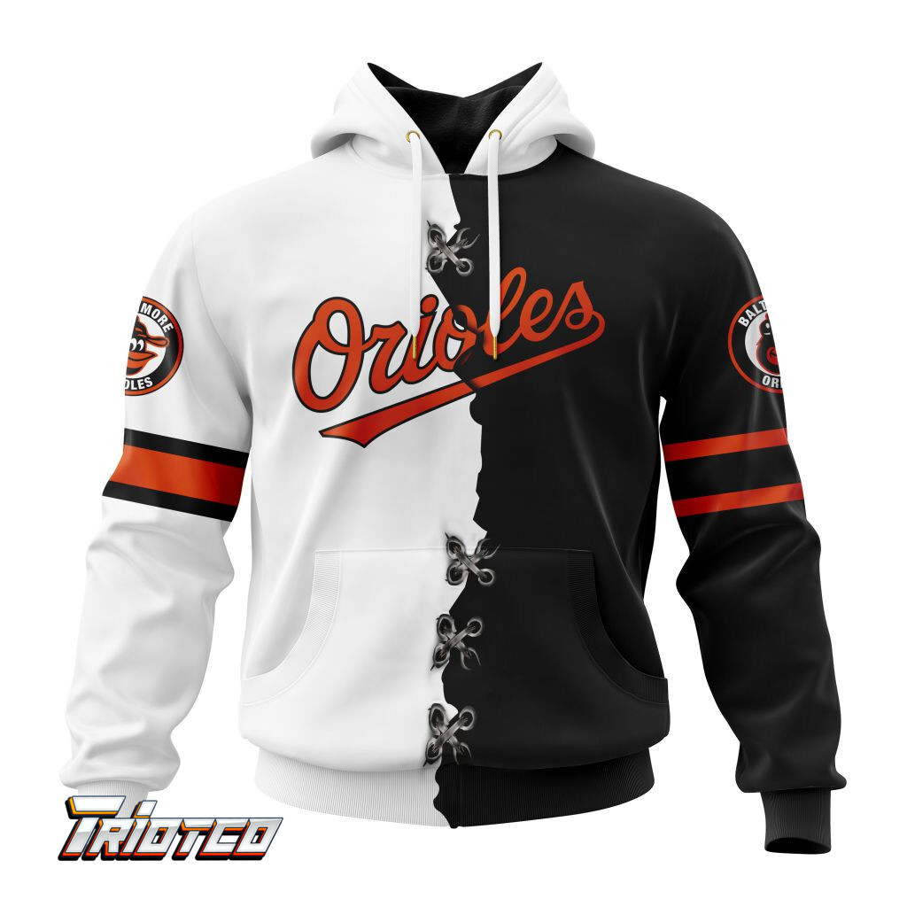 Baltimore Orioles | Personalized Hoodie Mix Jersey Design