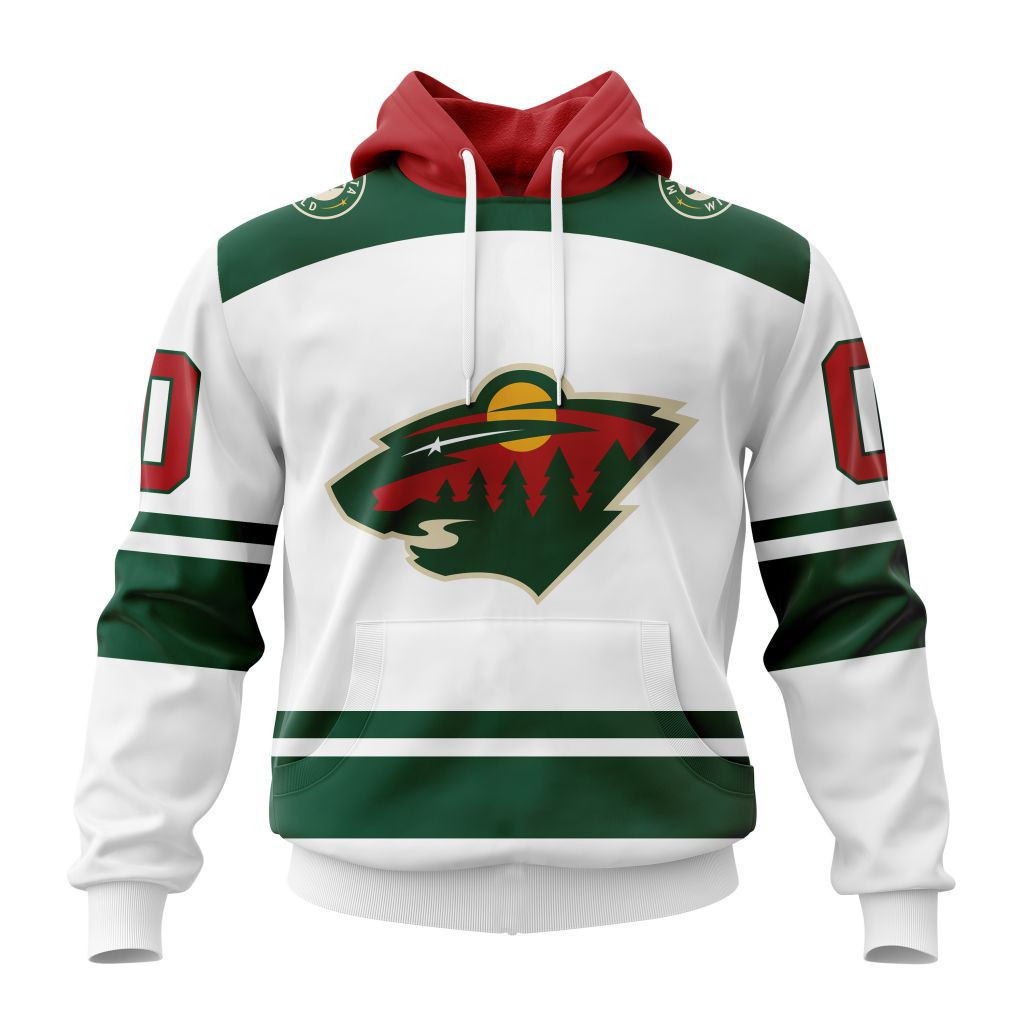 Minnesota Wild | Personalized Away Hoodie Jerseys