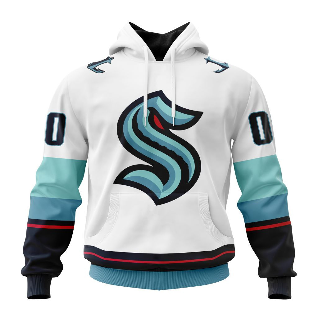 Seattle Kraken | Personalized Away Hoodie Jerseys