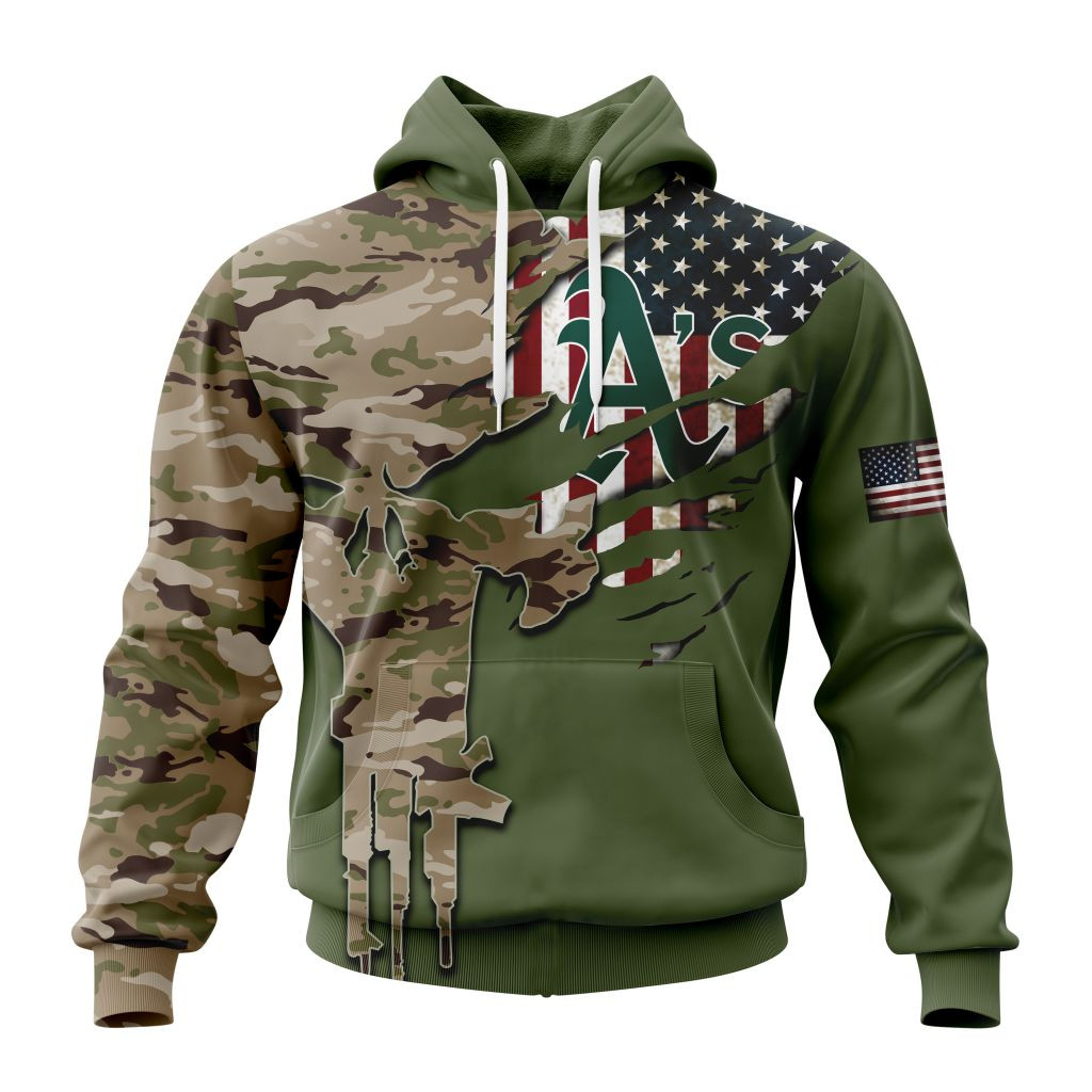 Oakland Athletics | Special Camo Design For Veterans Day