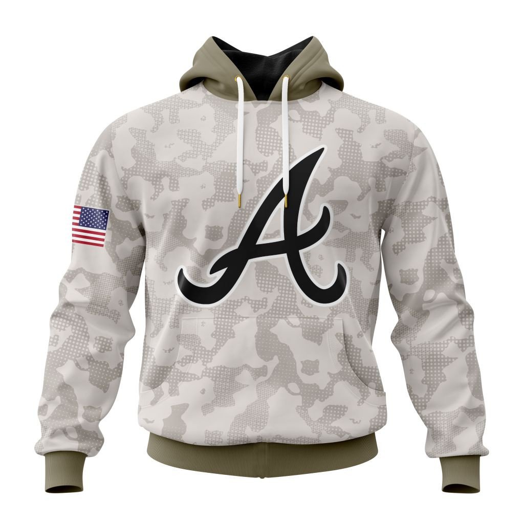 Atlanta Braves | Special Hoodie Armed Forces Day Design