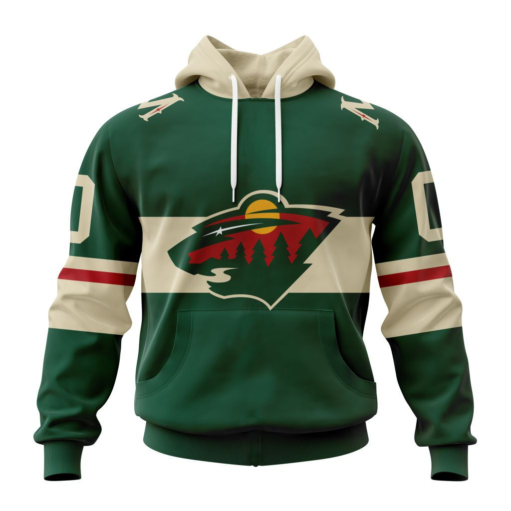 Minnesota Wild | Personalized Home Hoodie Jerseys