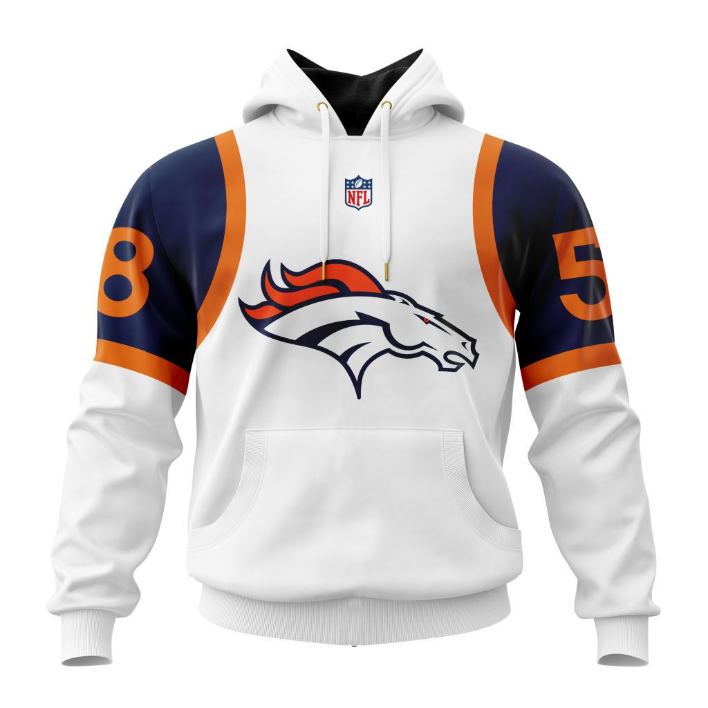 Denver Broncos | Personalized Hoodie Away Design