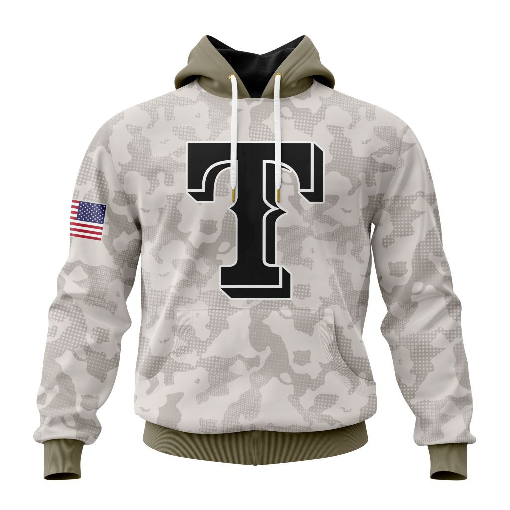 Texas Rangers | Special Hoodie Armed Forces Day Design