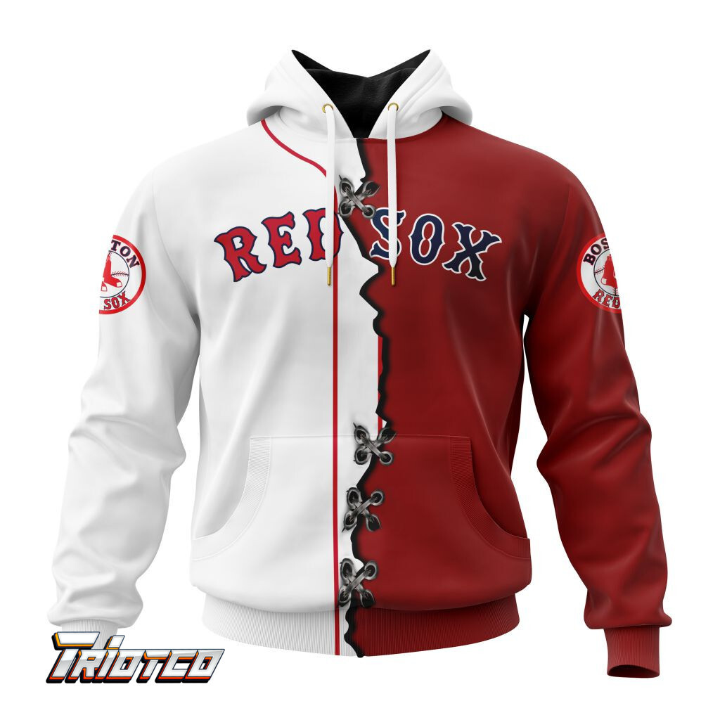 Boston Red Sox | Personalized Hoodie Mix Jersey Design