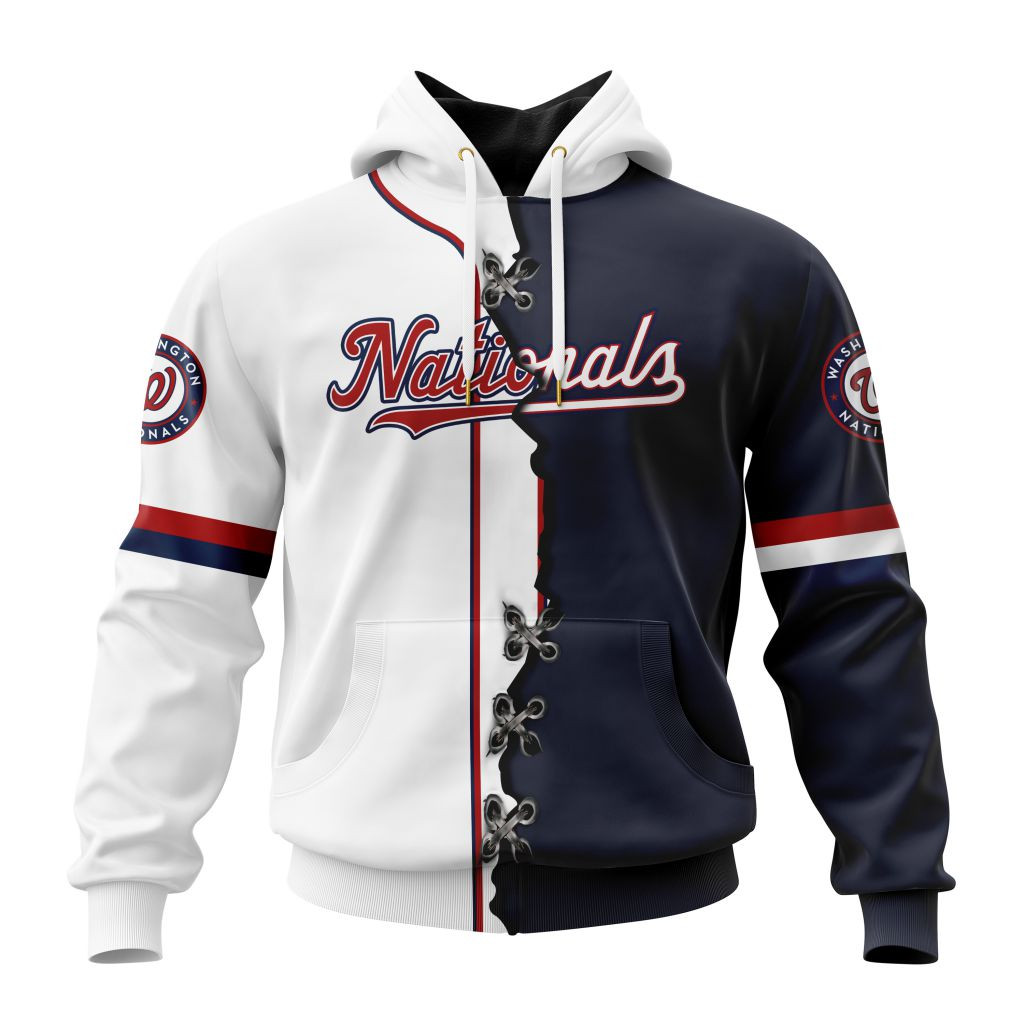 Washington Nationals | Personalized Hoodie Mix Jersey Design