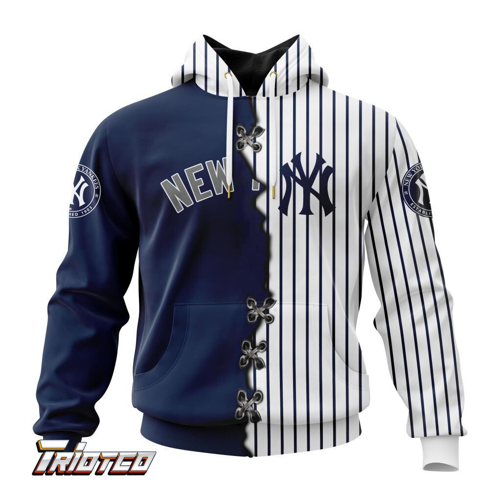 New York Yankees | Personalized Hoodie Mix Jersey Design