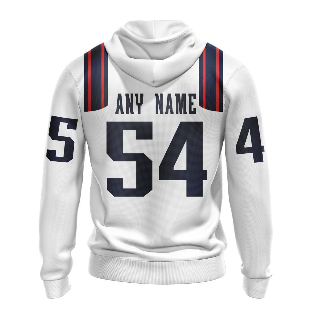 New England Patriots | Personalized Hoodie Away Design