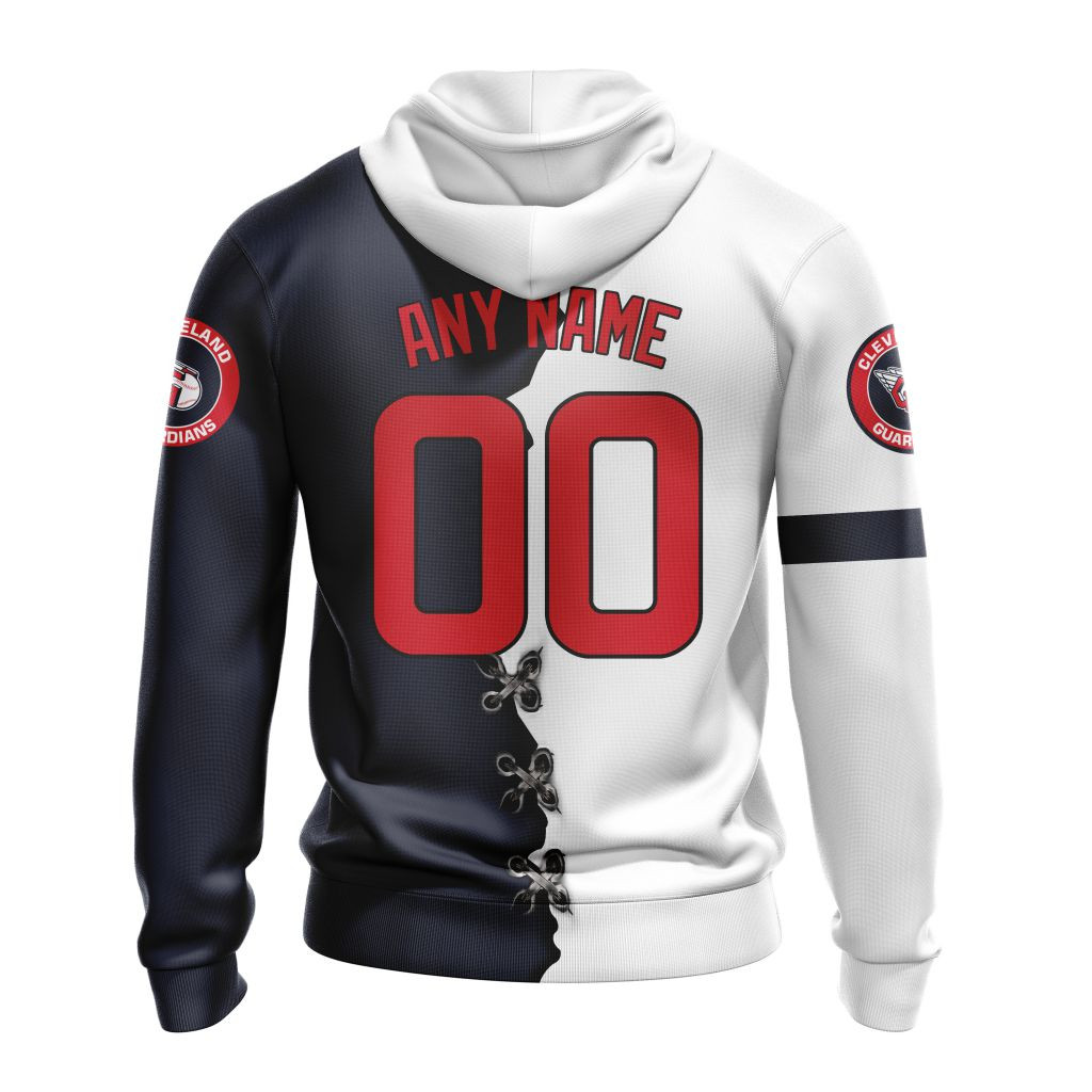 Cleveland Indians | Personalized Hoodie Mix Jersey Design
