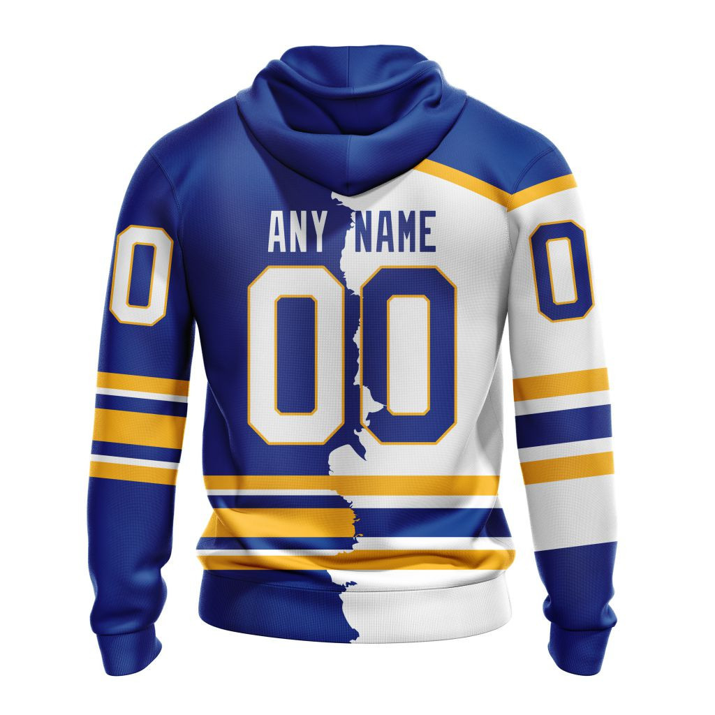 Buffalo Sabres | Personalize Home Mix Away Hoodie