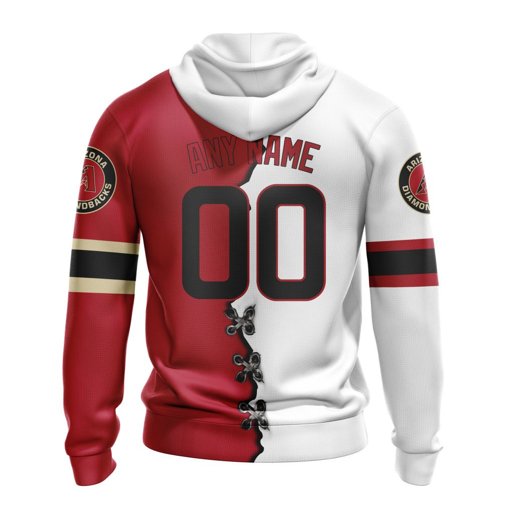 Arizona Diamondbacks | Personalized Hoodie Mix Jersey Design