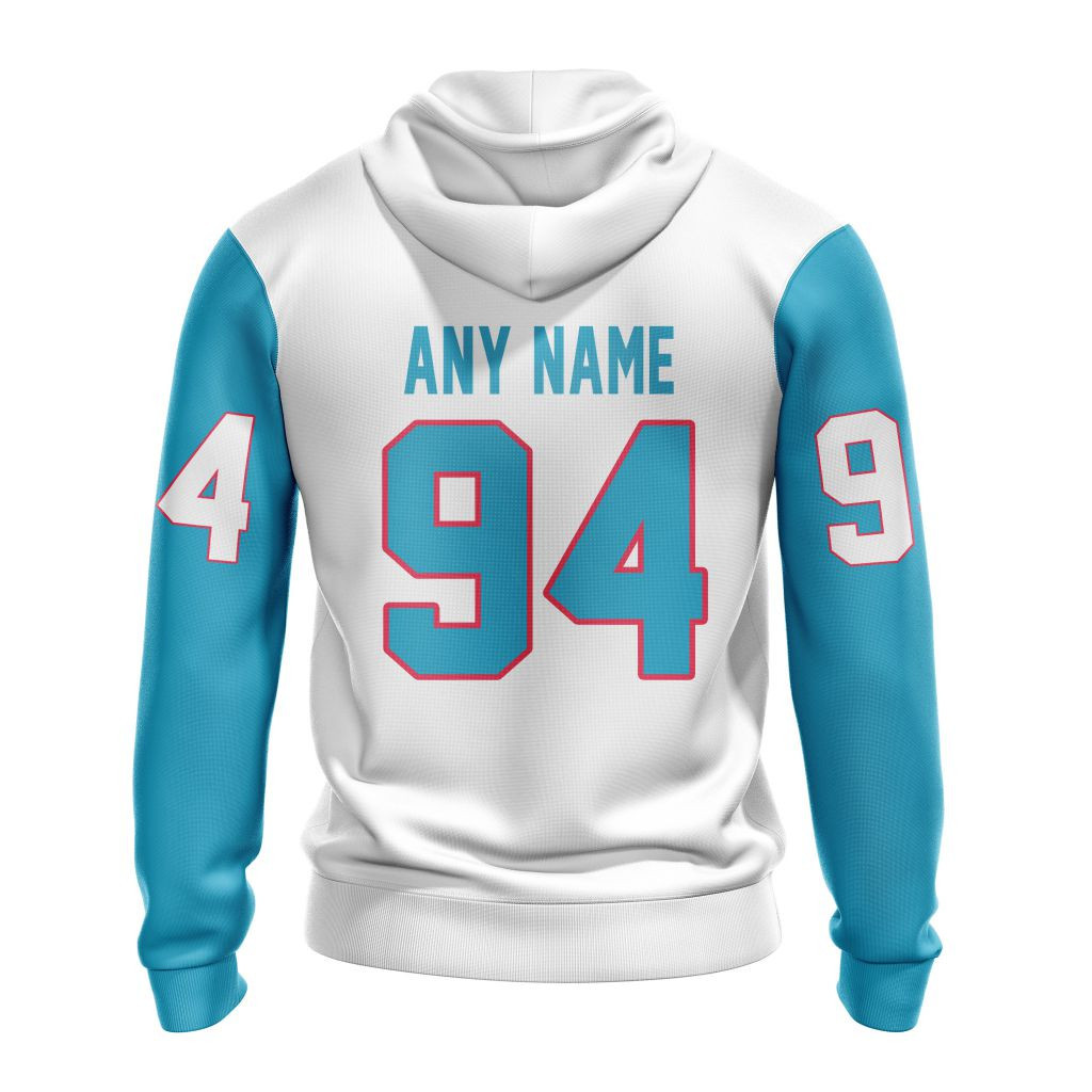 Miami Dolphins | Personalized Hoodie Away Design