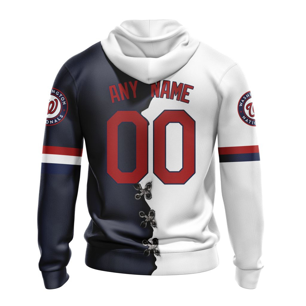 Washington Nationals | Personalized Hoodie Mix Jersey Design