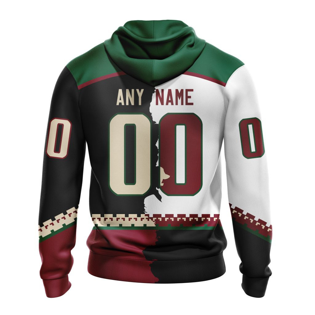 Arizona Coyotes | Personalize Home Mix Away Hoodie