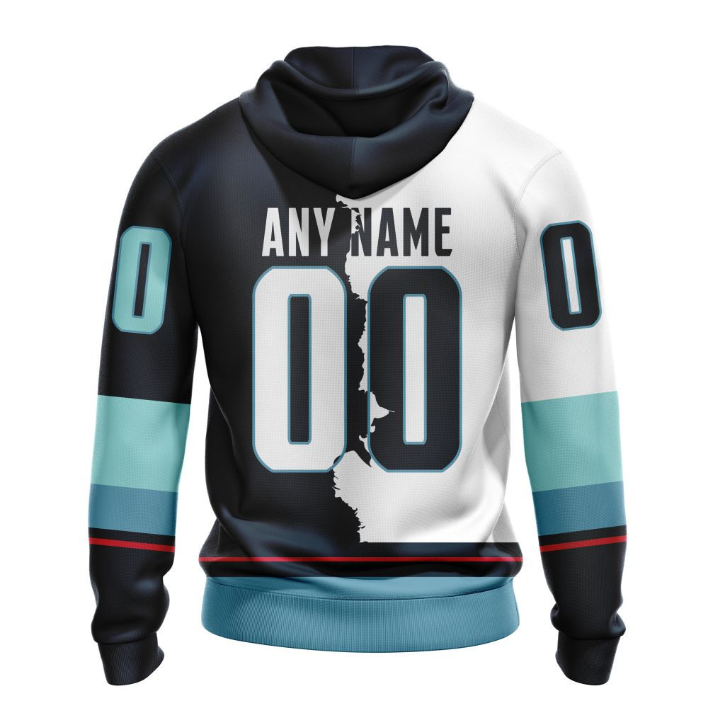 Seattle Kraken | Personalize Home Mix Away Hoodie