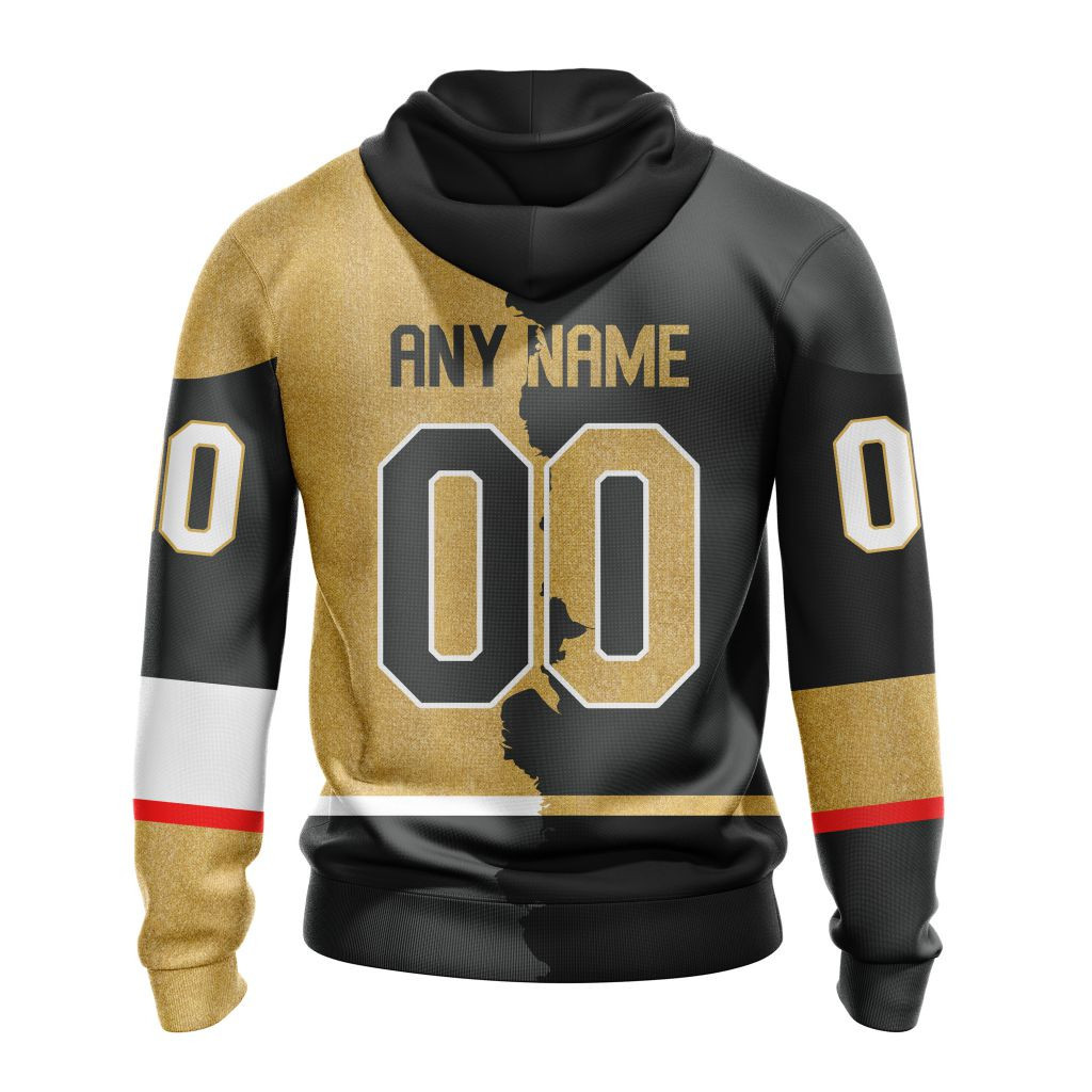 Vegas Golden Knights | Personalize Home Mix Away Hoodie