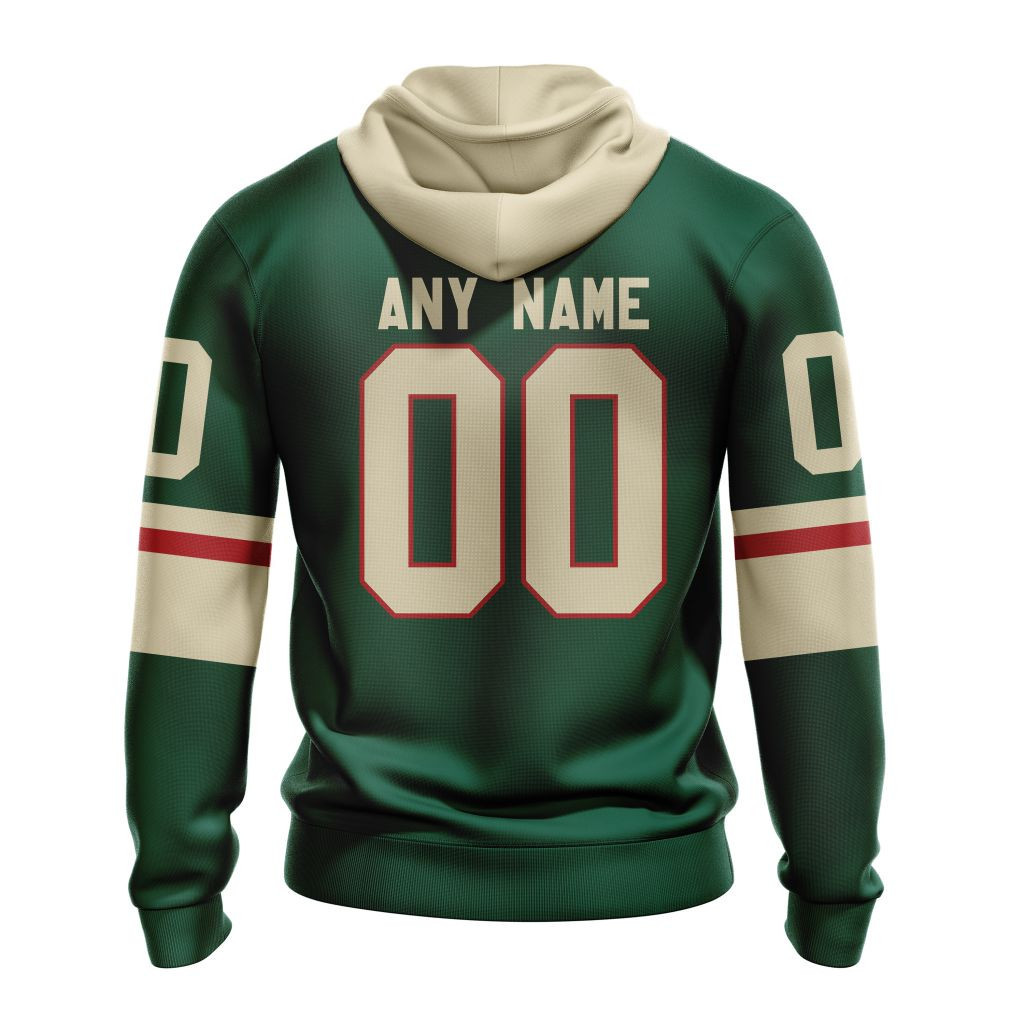 Minnesota Wild | Personalized Home Hoodie Jerseys