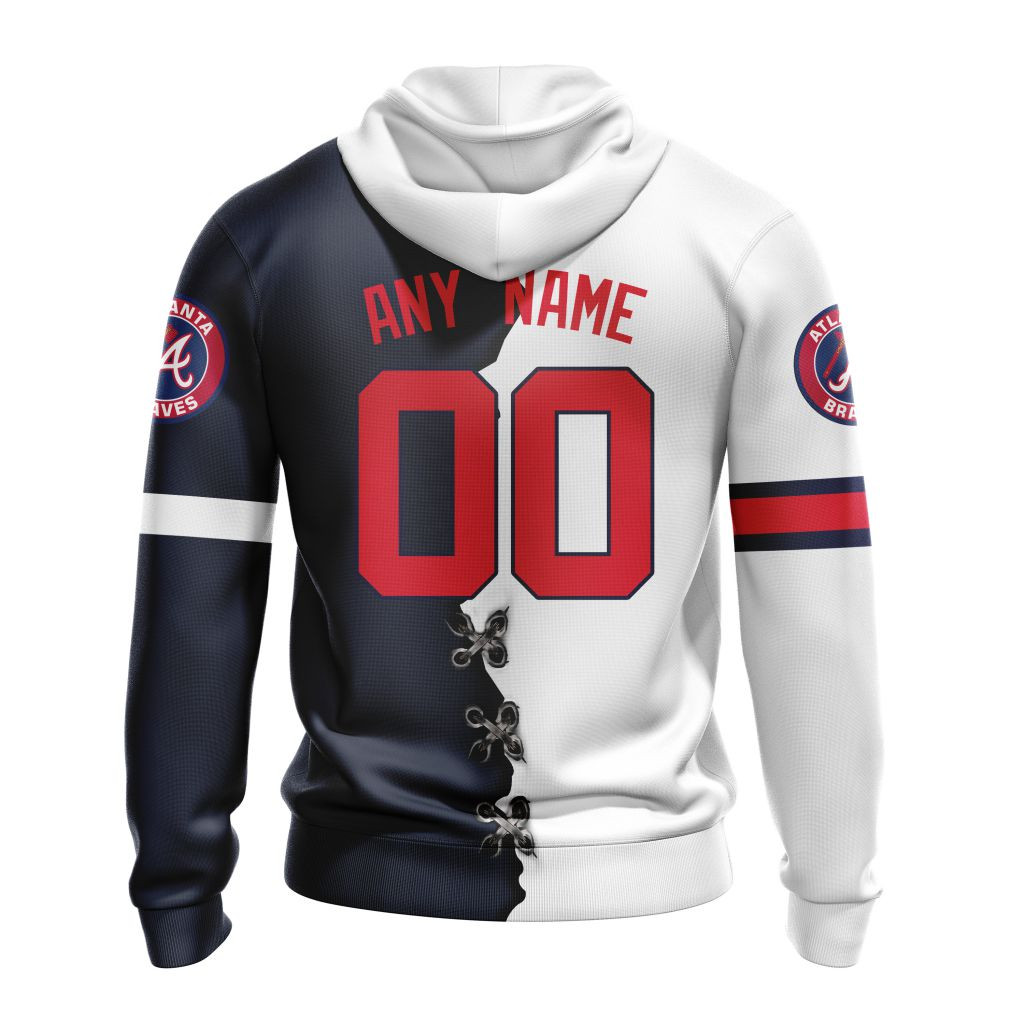 Atlanta Braves | Personalized Hoodie Mix Jersey Design