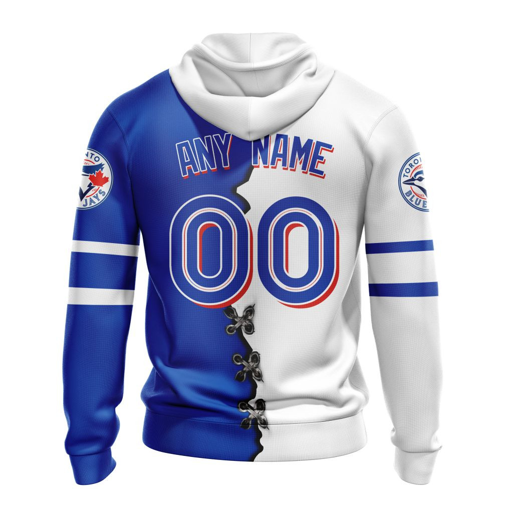 Toronto Blue Jays | Personalized Hoodie Mix Jersey Design