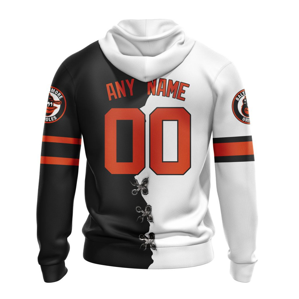 Baltimore Orioles | Personalized Hoodie Mix Jersey Design