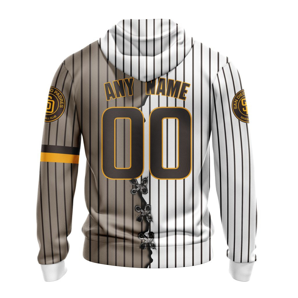 San Diego Padres | Personalized Hoodie Mix Jersey Design