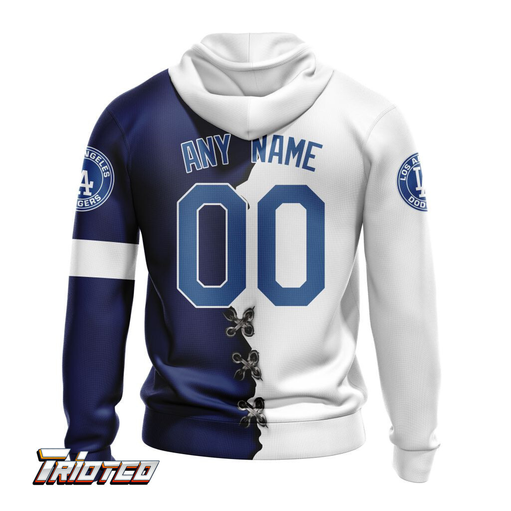 Los Angeles Dodgers | Personalized Hoodie Mix Jersey Design