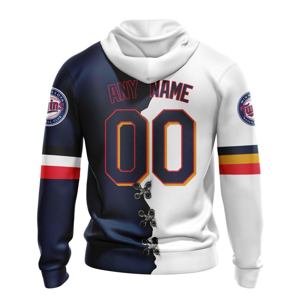 Minnesota Twins | Personalized Hoodie Mix Jersey Design
