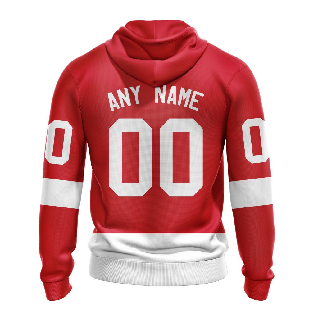 Detroit Red Wings | Personalized Home Hoodie Jerseys
