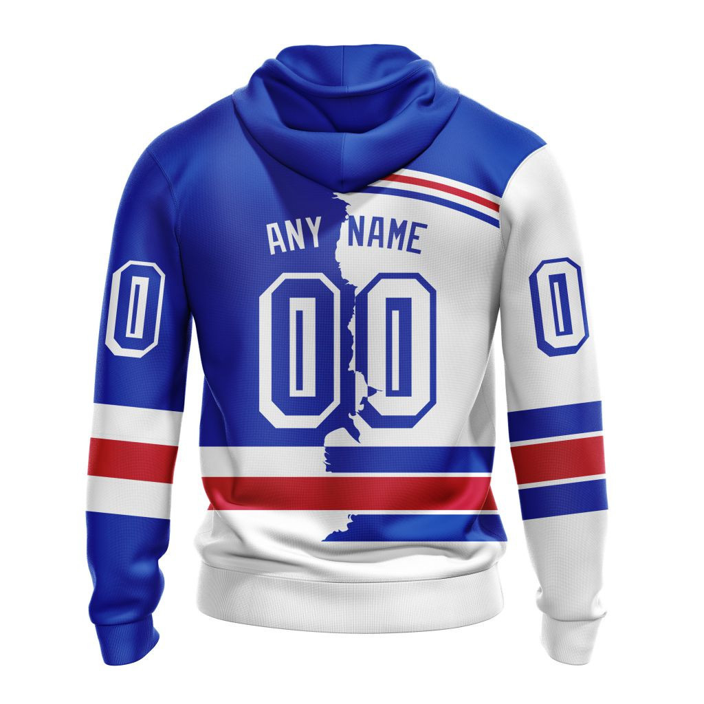 New York Rangers | Personalize Home Mix Away Hoodie