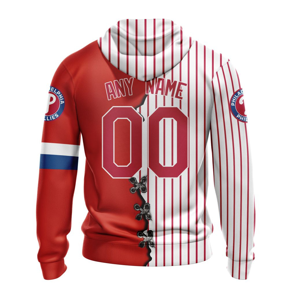Philadelphia Phillies | Personalized Hoodie Mix Jersey Design