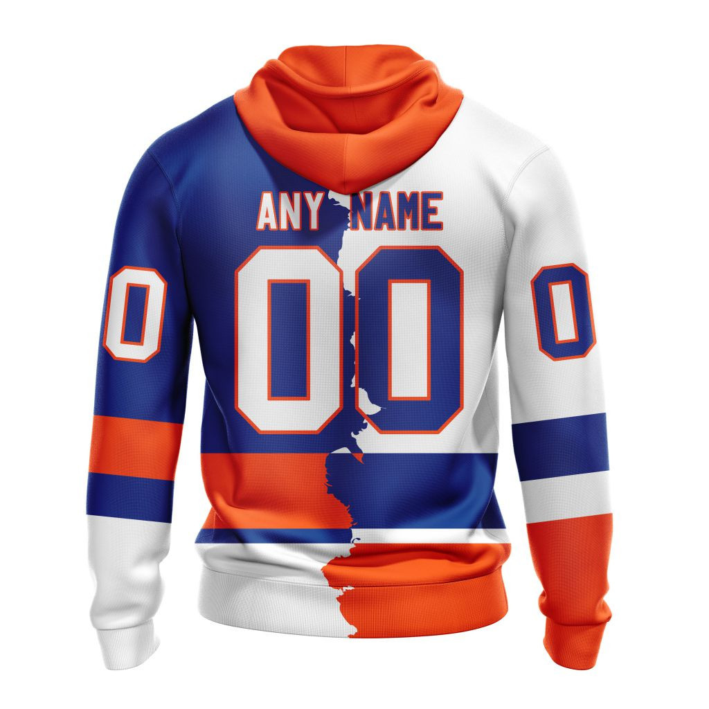 New York Islanders | Personalize Home Mix Away Hoodie