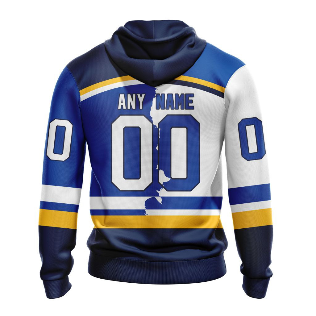 St. Louis Blues | Personalize Home Mix Away Hoodie