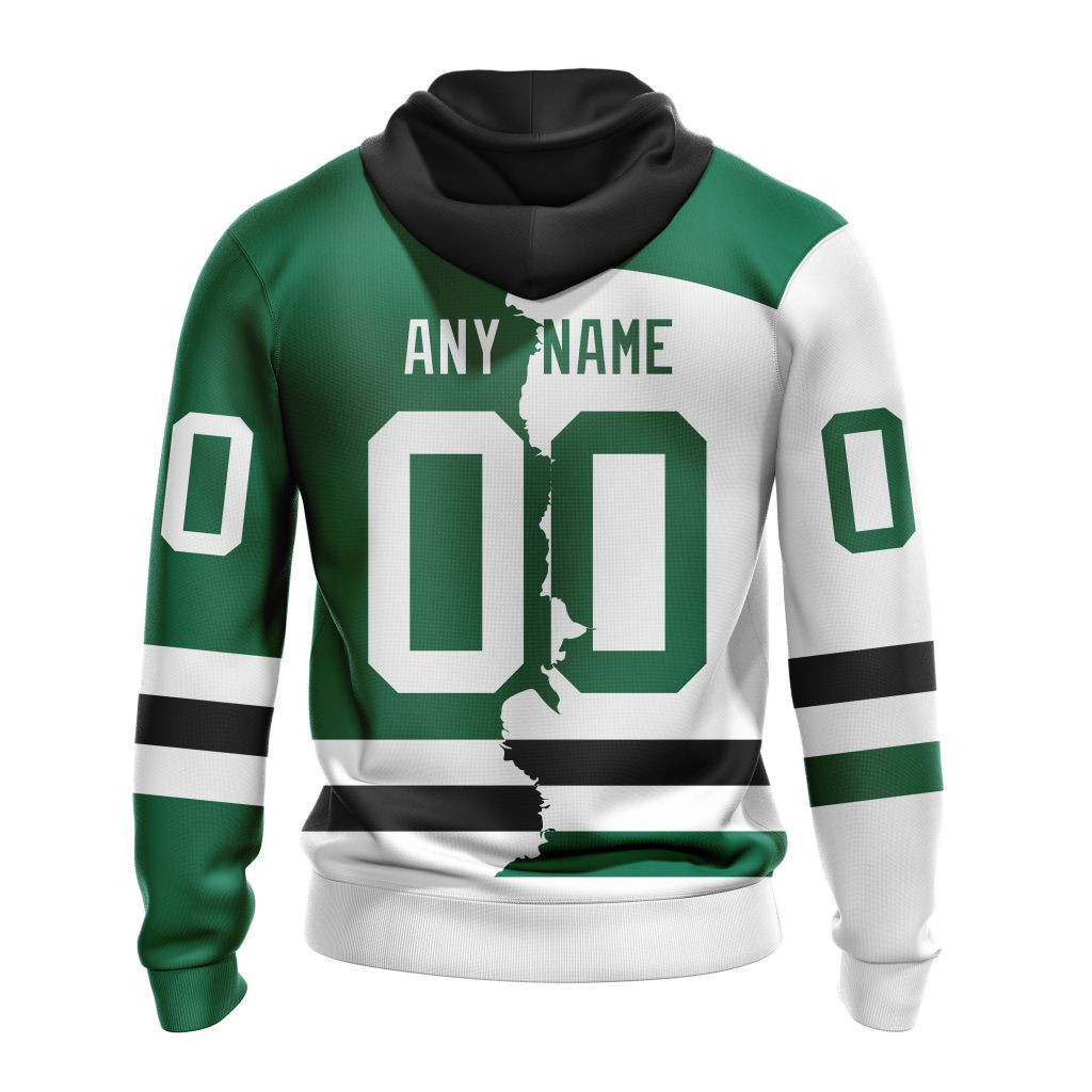 Dallas Stars | Personalize Home Mix Away Hoodie