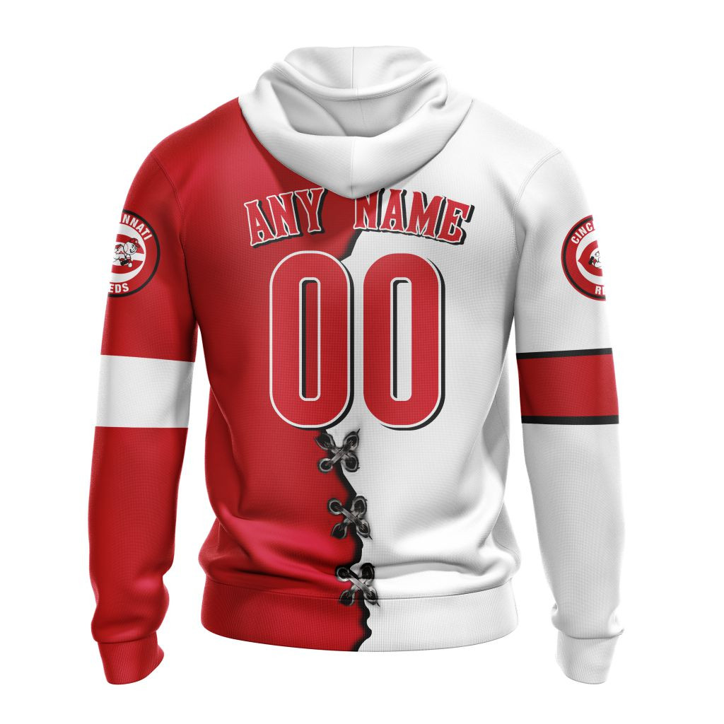 Cincinnati Reds | Personalized Hoodie Mix Jersey Design