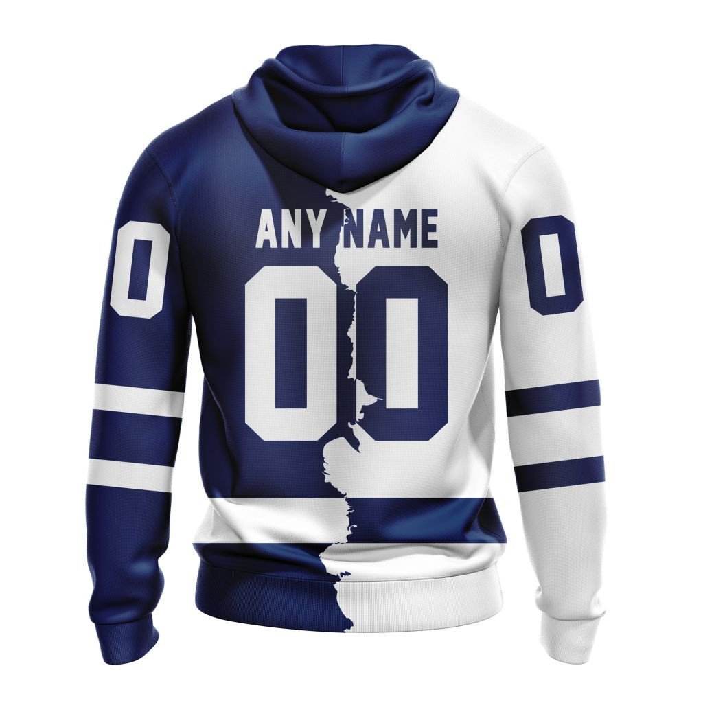 Toronto Maple Leafs | Personalize Home Mix Away Hoodie