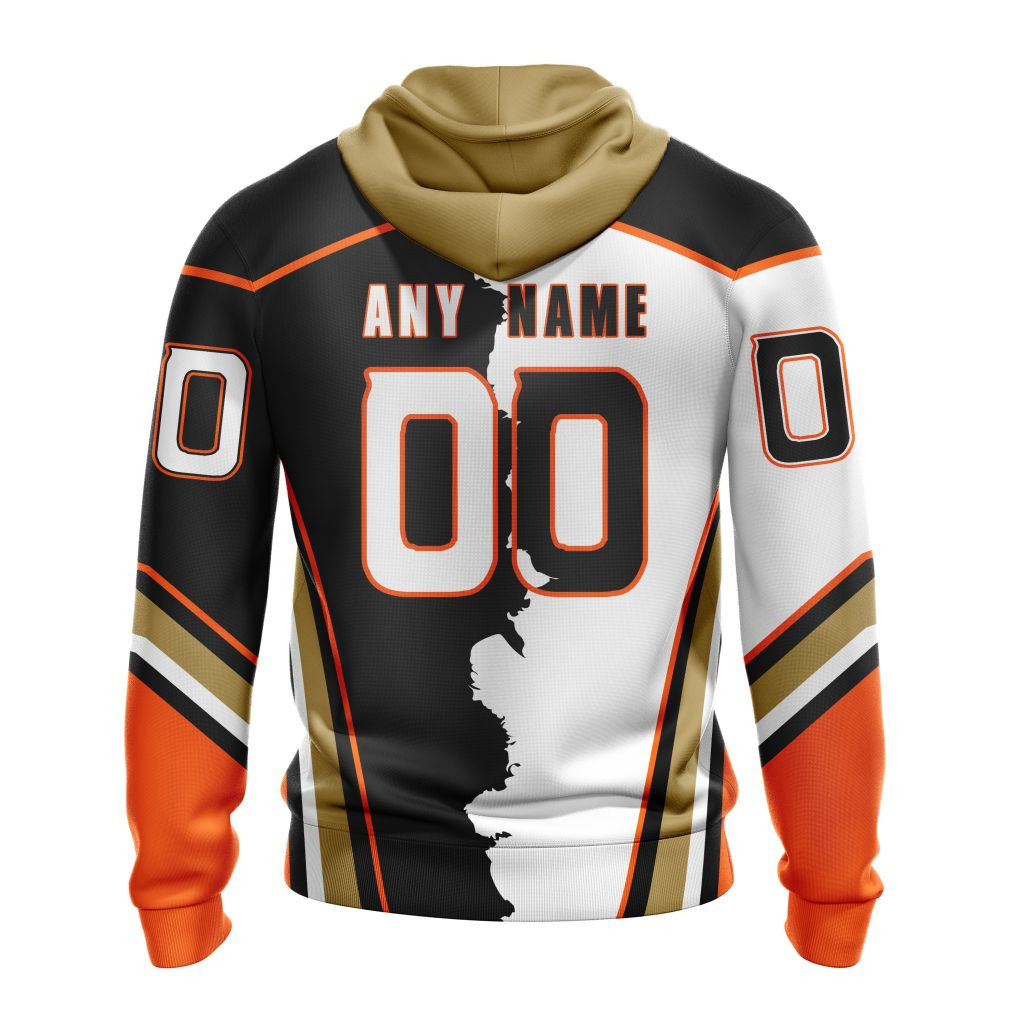 Anaheim Ducks | Personalize Home Mix Away Hoodie