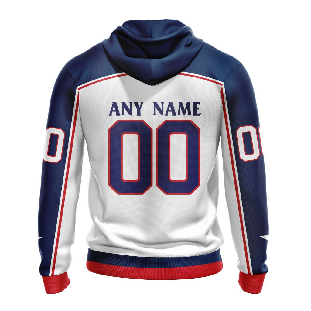 Columbus Blue Jackets | Personalized Away Hoodie Jerseys