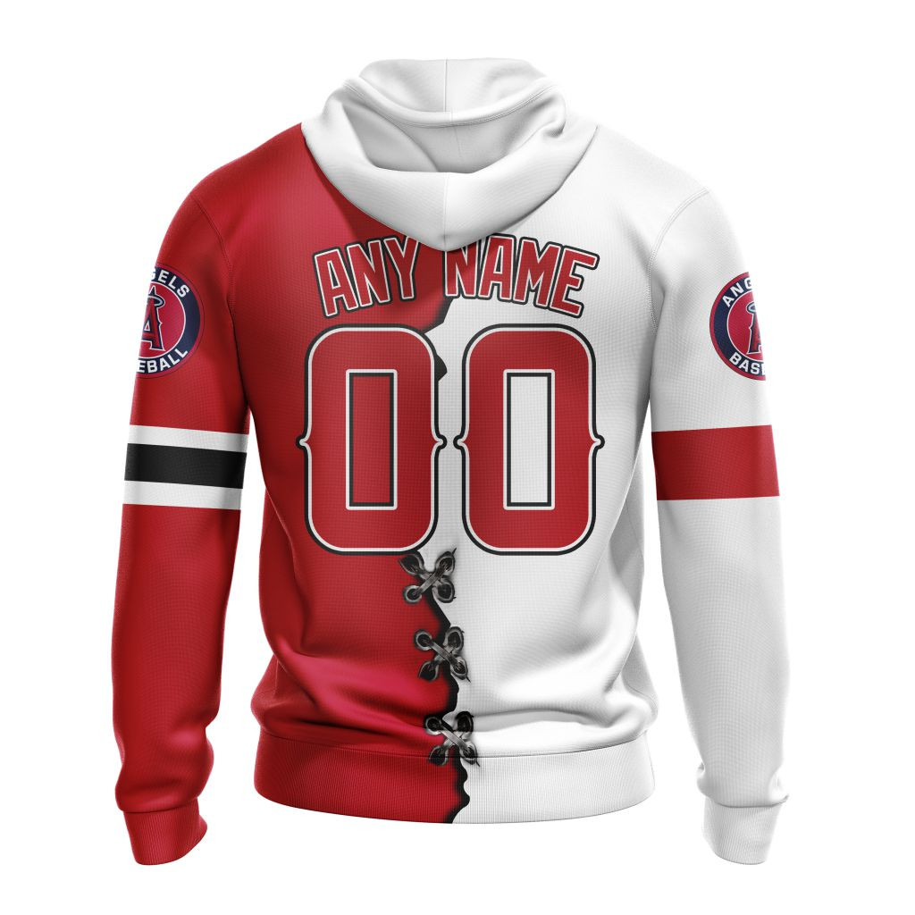 Los Angeles Angels | Personalized Hoodie Mix Jersey Design