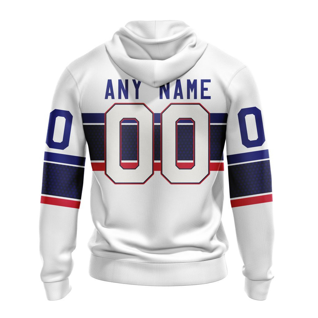 USA Hockey Home Personalized Hoodie Jerseys