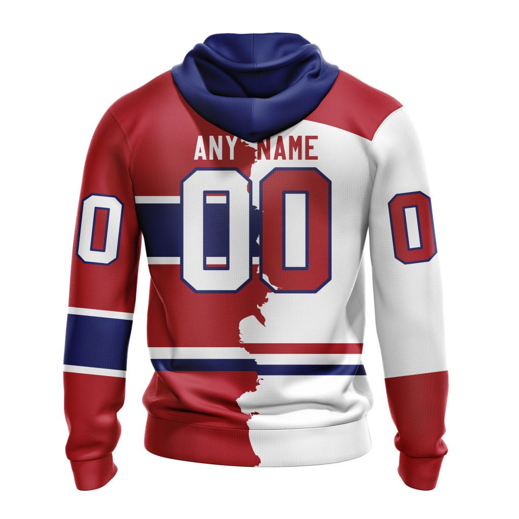 Montreal Canadiens | Personalize Home Mix Away Hoodie