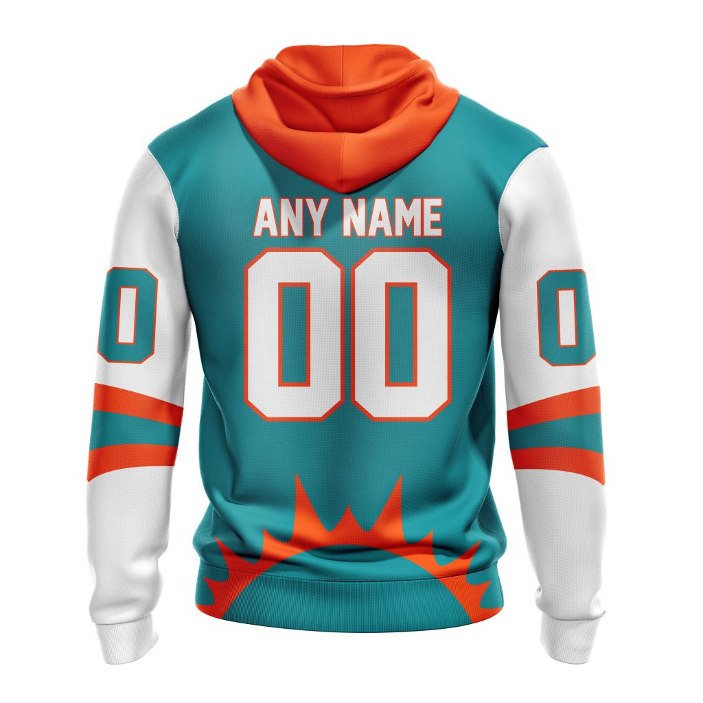 Miami Dolphins | Personalized Reverse Retro Pattern