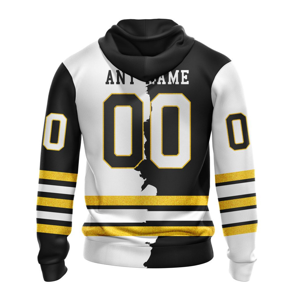 Boston Bruins | Personalize Home Mix Away Hoodie