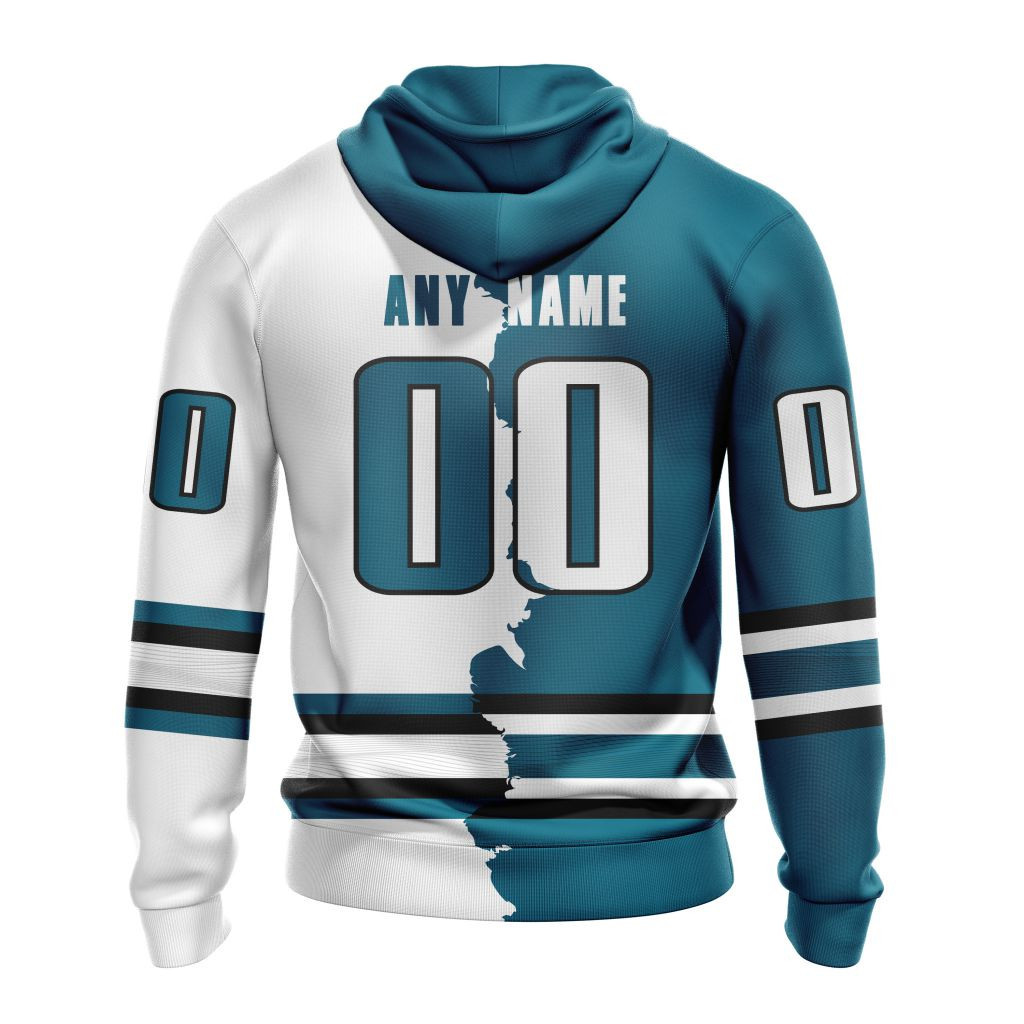 San Jose Sharks | Personalize Home Mix Away Hoodie