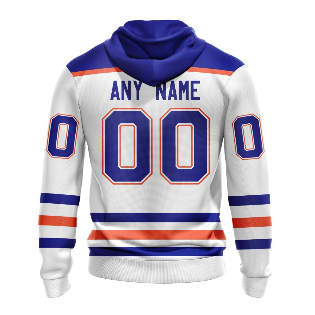 Edmonton Oilers | Personalized Away Hoodie Jerseys
