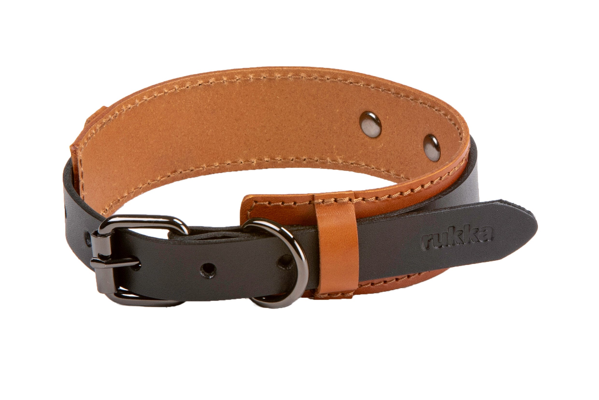Rukka pets Leather double collar