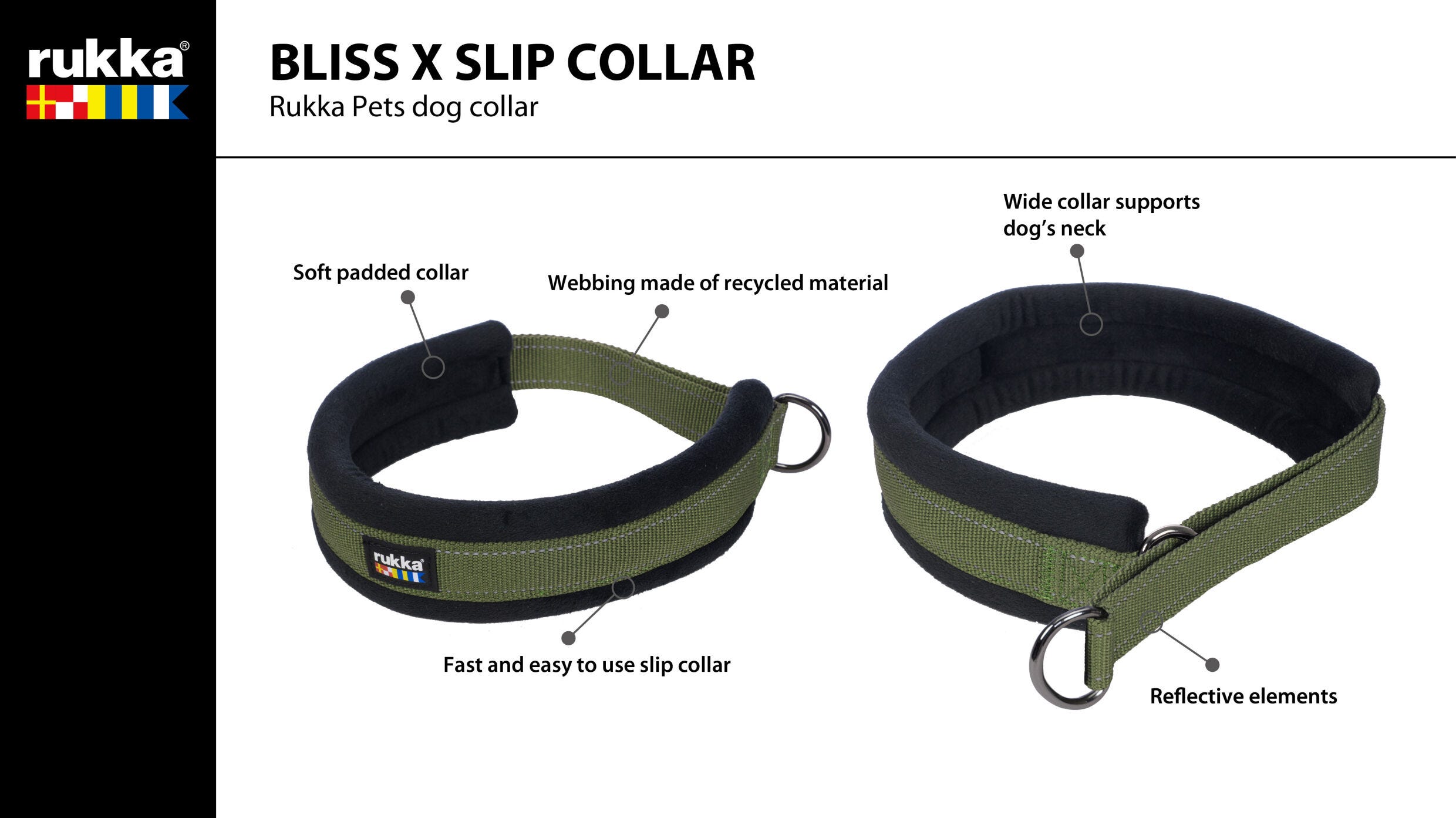 Rukka Pets Bliss x Slip Collar