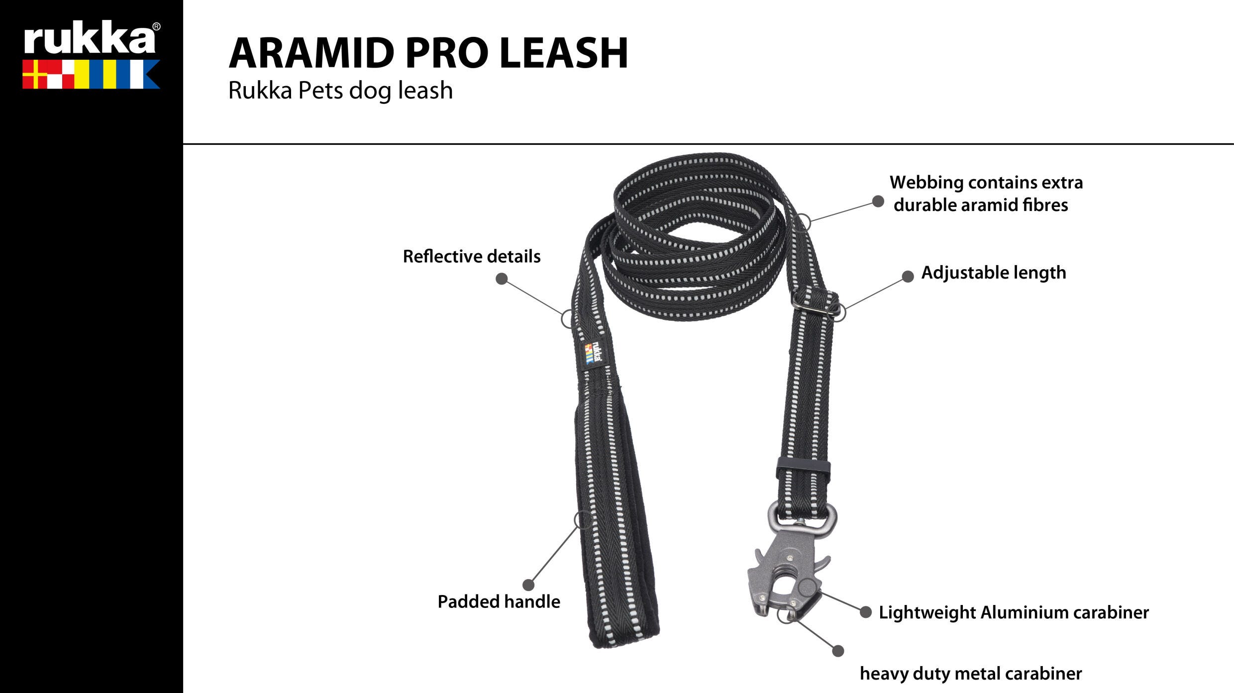 Rukka Pets Aramid Pro Leash