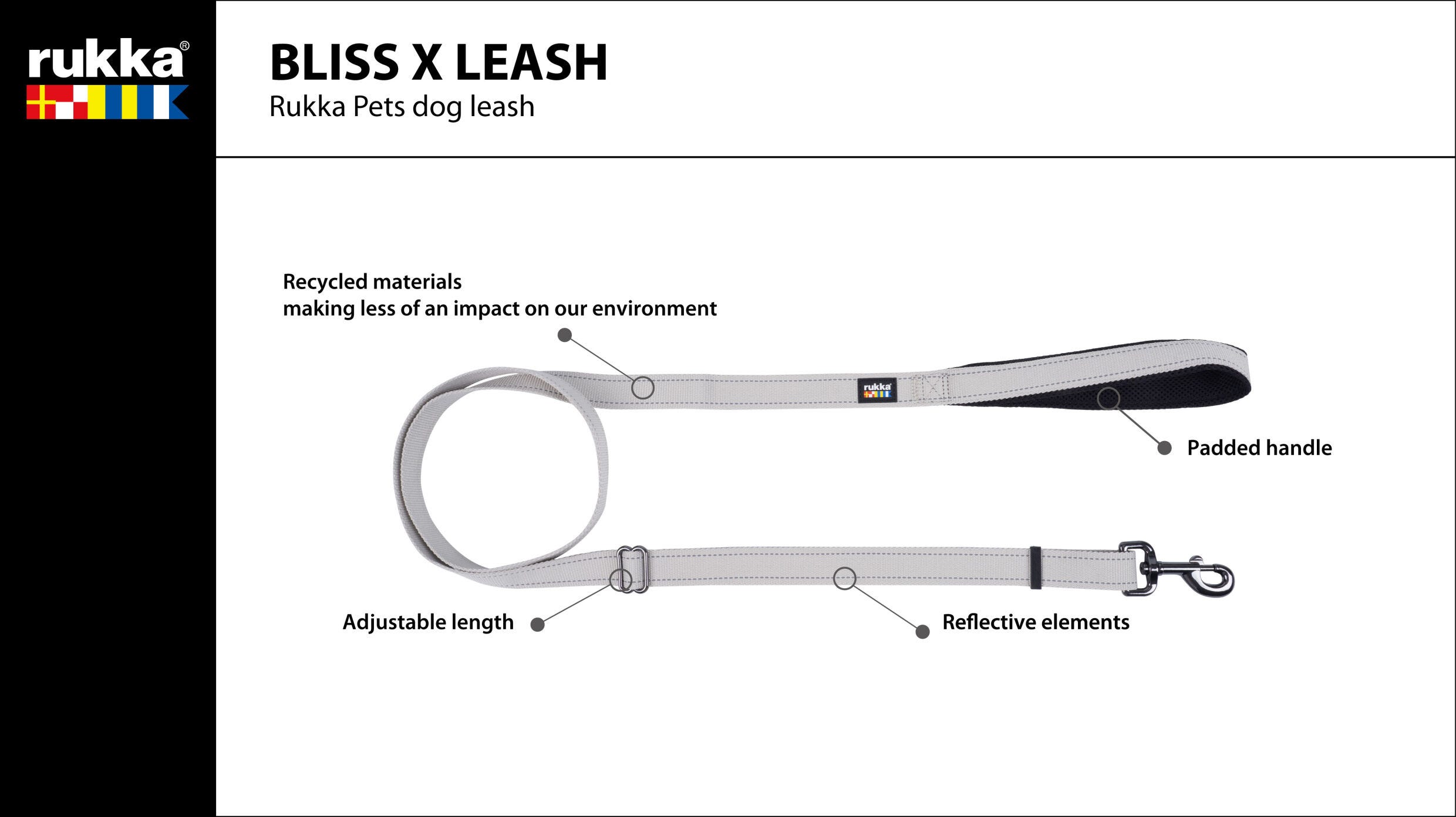 Rukka Pets Bliss x leash